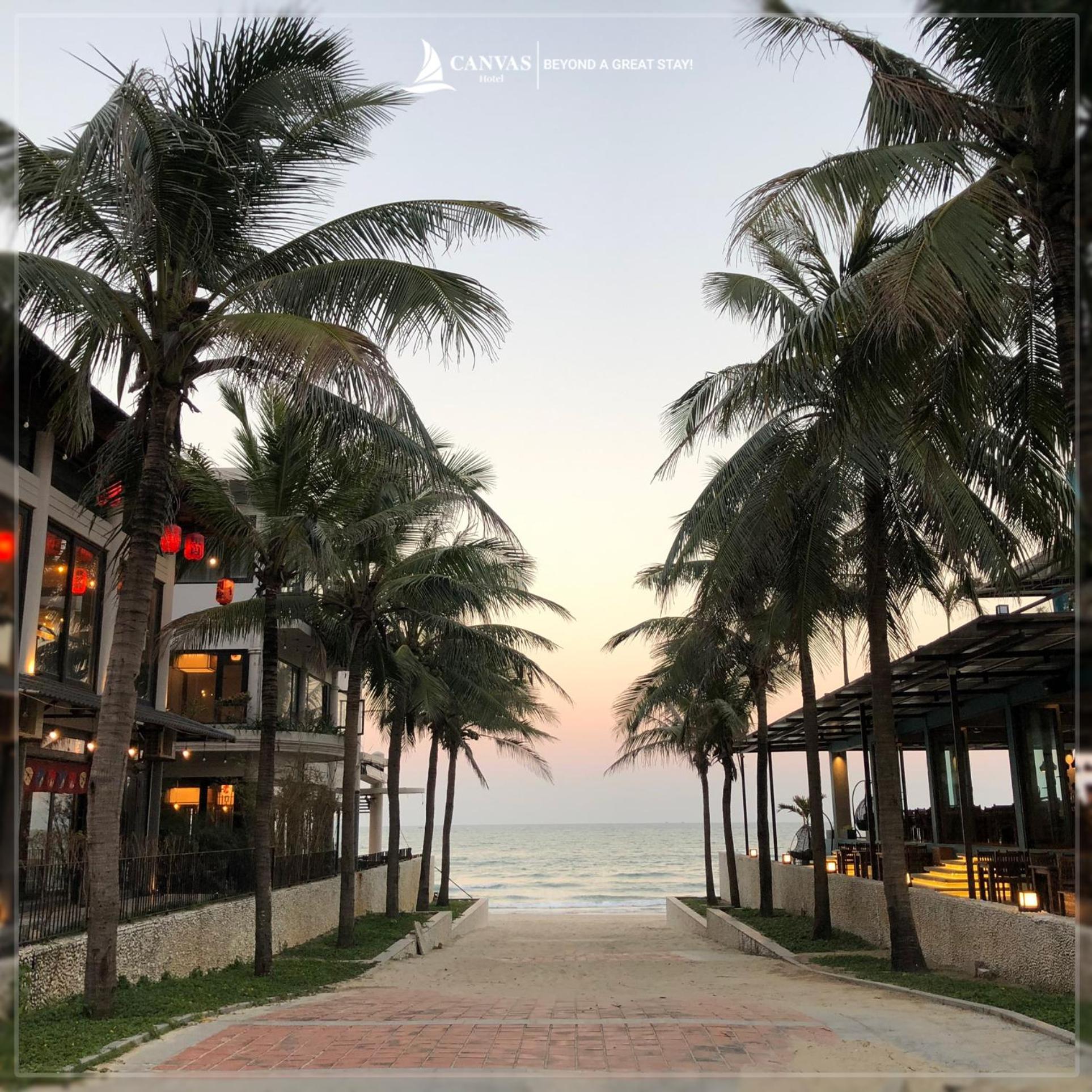 Canvas Danang Beach Hotel Kültér fotó